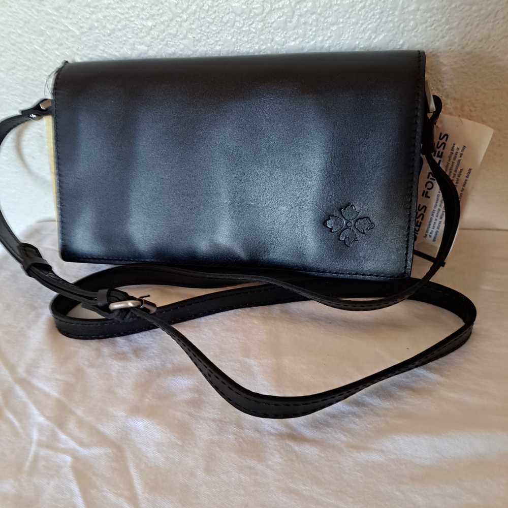 Patricia Nash Black Crossbody Bag